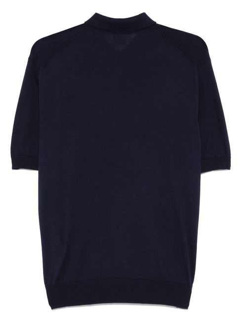 knitted polo shirt